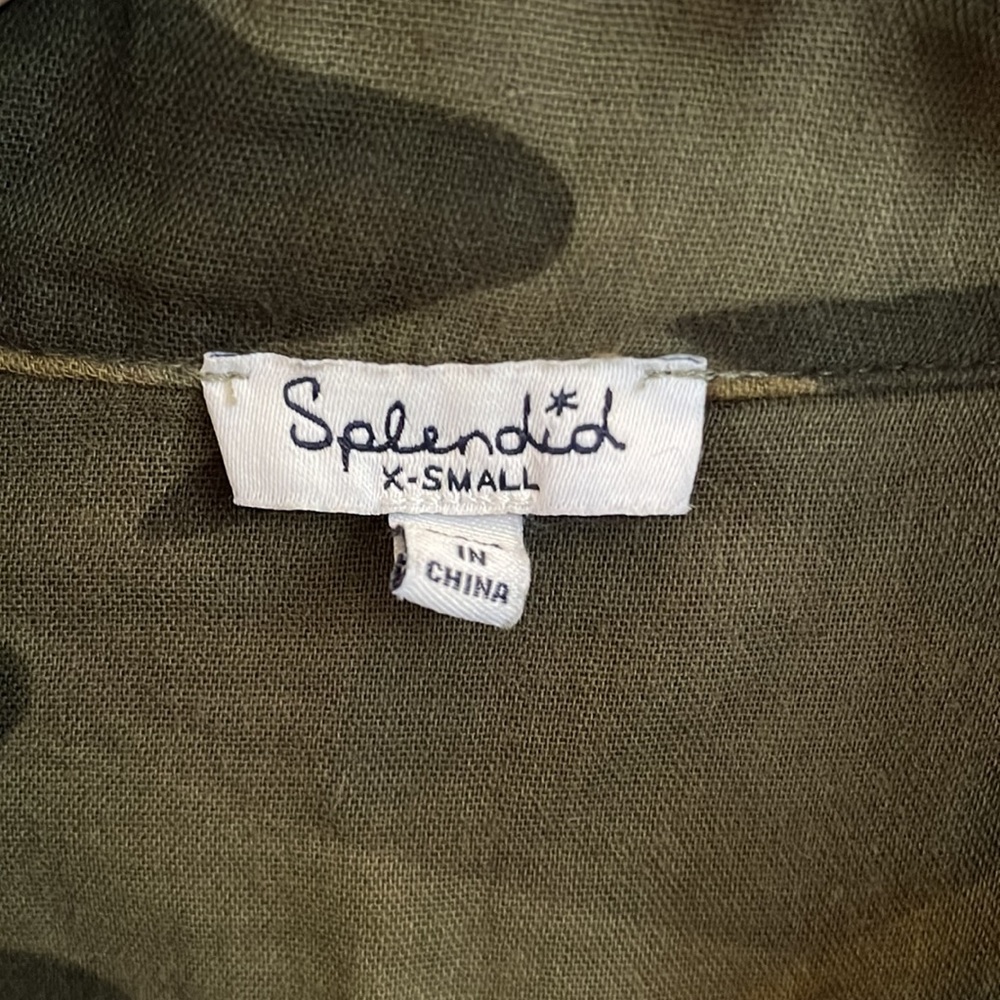 Splendid Camo Light Weight Jacket - image 2